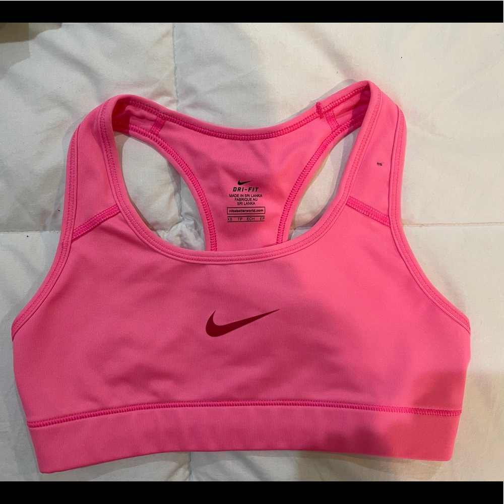 Nike Dri-Fit Sports Bra in Bright Pink